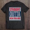 Straight Outta New England Football Tee