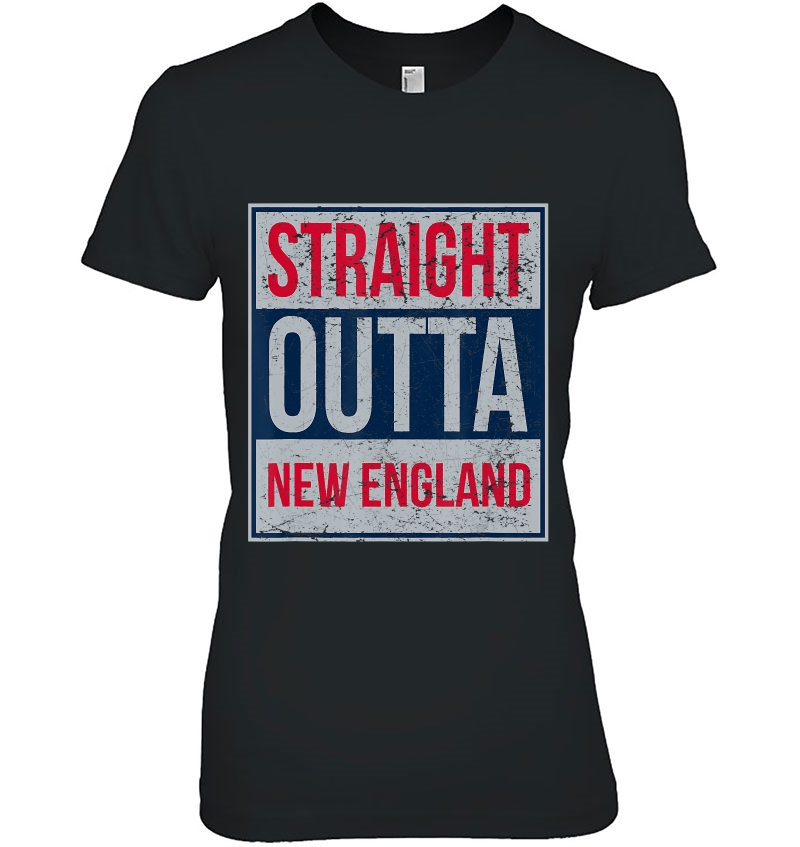 Straight Outta New England Football Hoodie