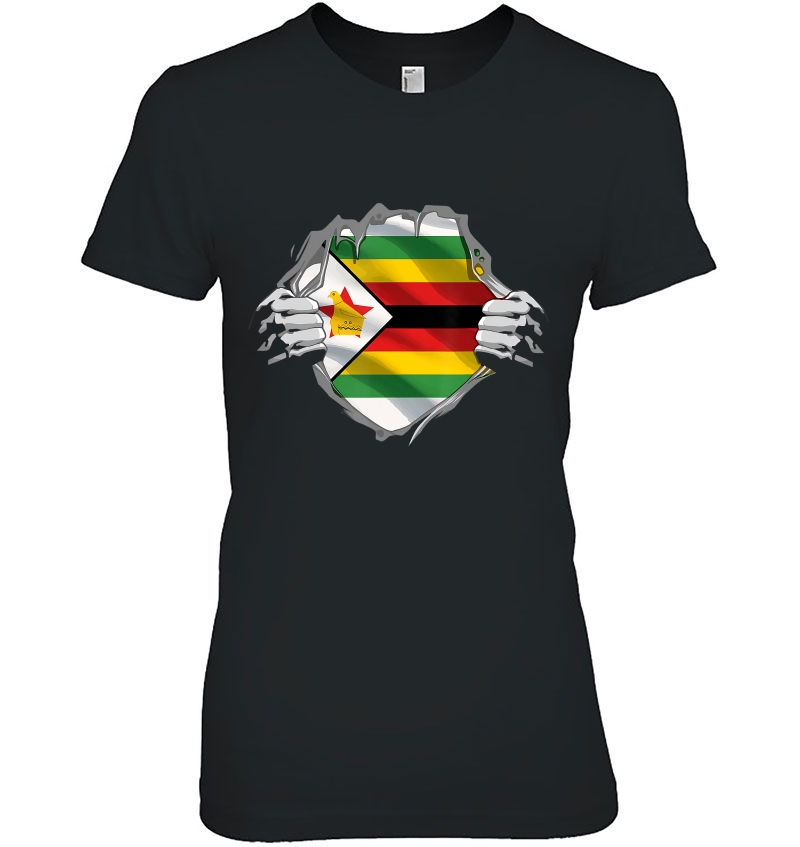 Super Zimbabwean Heritage Shirt Zimbabwe Roots Flag Hoodie