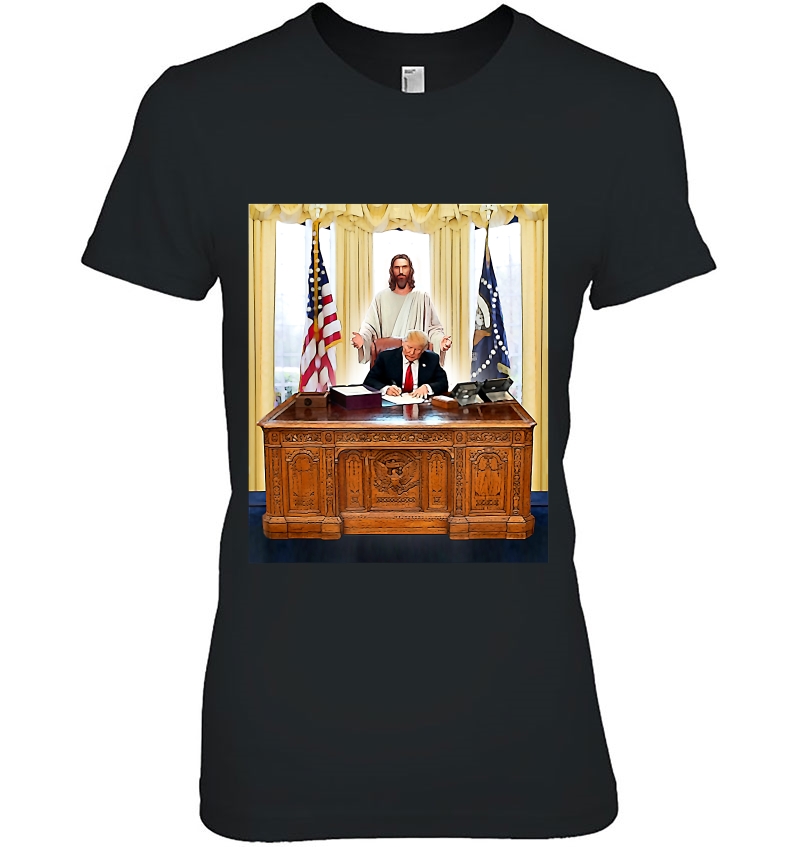 The Lord Jesus Christ Watches Over President Donald Trump Hoodie