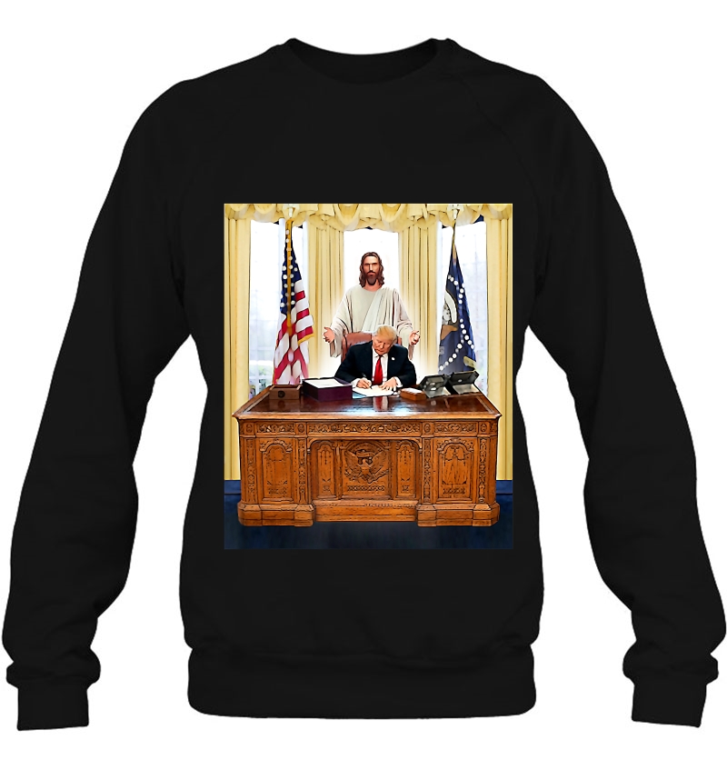 The Lord Jesus Christ Watches Over President Donald Trump Mugs