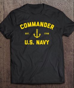 Us Navy Commander Cdr Tee