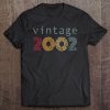 Vintage 18Th Birthday Gift Boys & Girls Born In 2002 Ver2 Tee