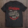 Vintage Since 1955 Birthday Gift Motorcycle Bike Tee