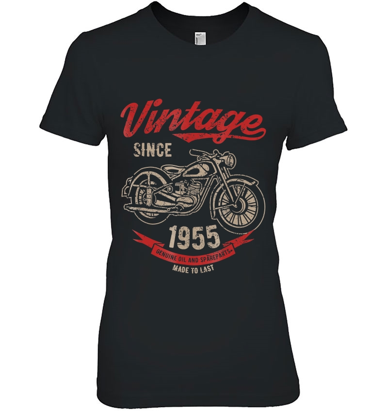 Vintage Since 1955 Birthday Gift Motorcycle Bike Hoodie