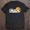 Vintage Stinson Beach Ca Ocean Sunset And Palm Trees Tee