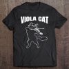 Viola Cat Tshirt Violin Tee Artistic Music Tee