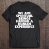 We Are Spiritual Beings Having A Human Experience Tee