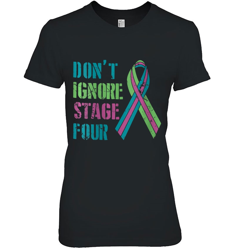 Womens Metastatic Breast Cancer Tee For Women & Men Stage Four Hoodie