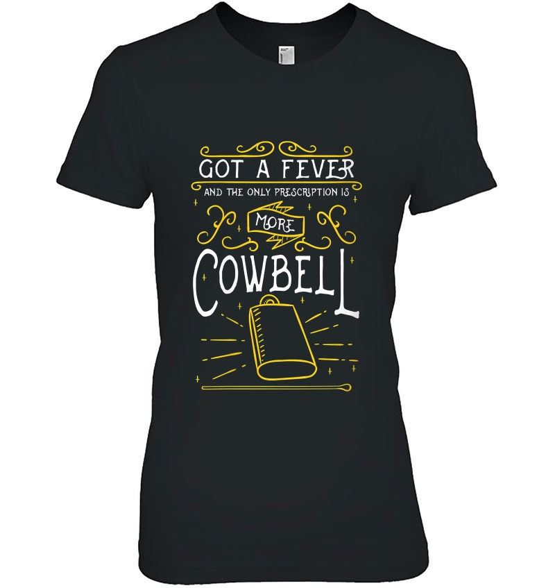 Womens Need More Cowbell Design For Drummer Hoodie