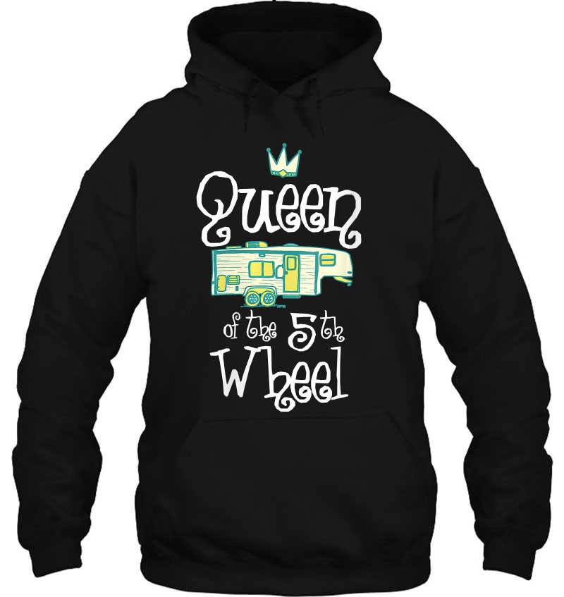 Womens Queen Of The 5Th Wheel - Camping Gift - Funny Travel Trailer Mugs