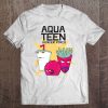 Aqua Teen Hunger Force Pastel Group Burst And Logo Tee