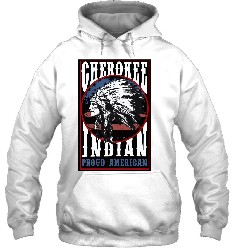 Cherokee Tribe Native Proud American Indian Us Flag Design Mugs