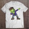 Dabbing Frankenstein Funny Halloween Gift Men Monster Zombie Tee