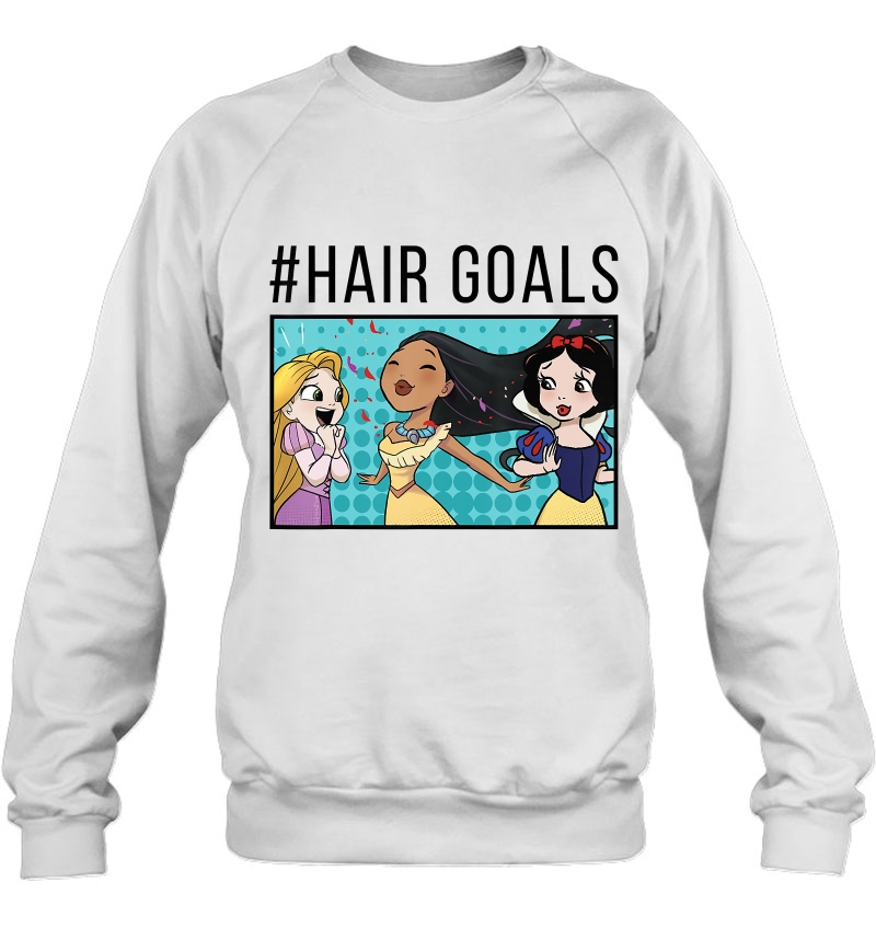 Princess Rapunzel Pocahontas Snow White Comic Panel Sweatshirt
