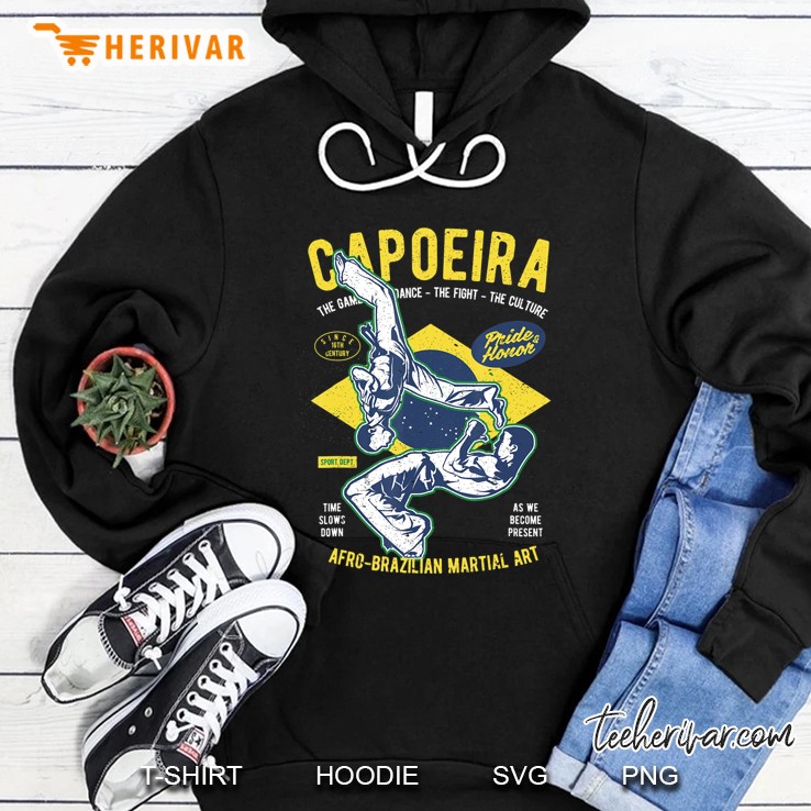 Brazilian Flag Capoeira For Men, Women, Kids Hoodie