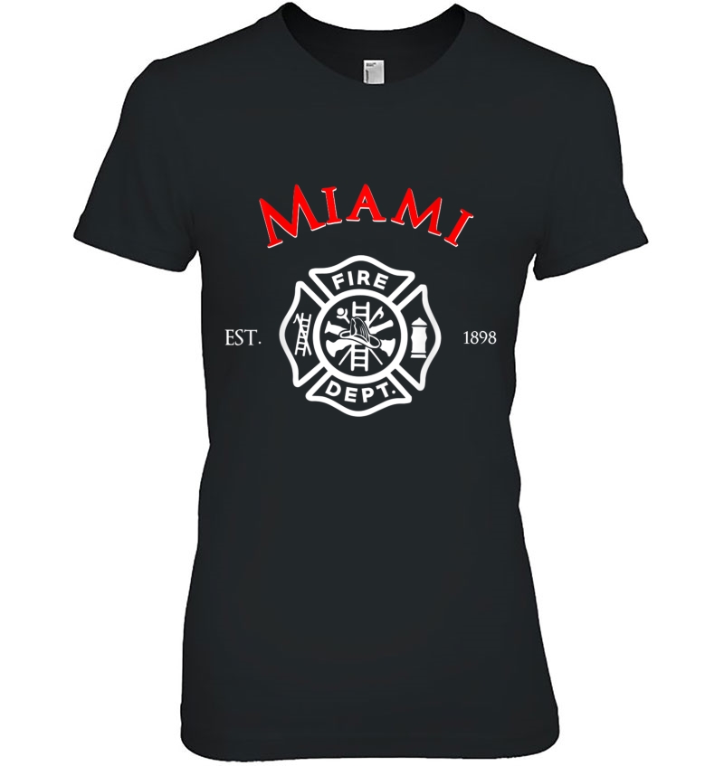 City Of Miami Fire Department Florida Firefighter Hoodie