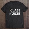 Class Of 2035 Graduation Tee