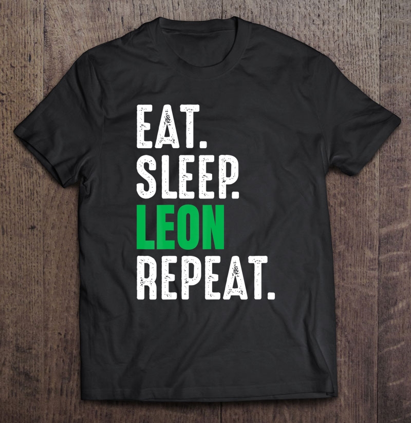 Club Leon Eat Sleep Repeat Soccer Football Mexico Shirt