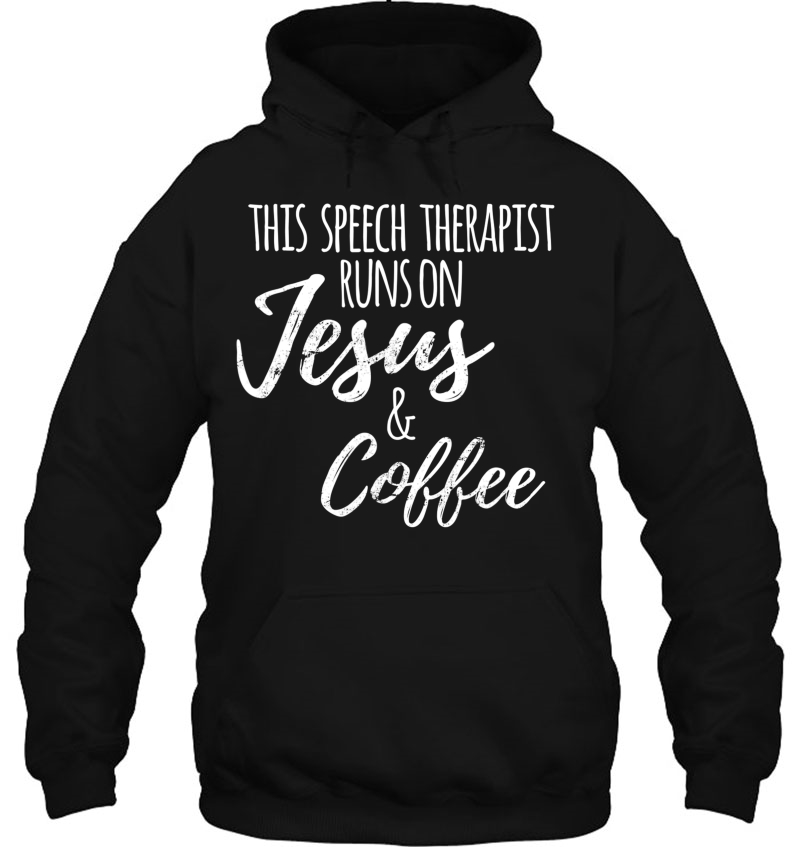 Coffee Slp Speech Therapy Gift, Speech Therapist Hoodie