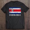 Costa Rican Flag Vintage Made In Costa Rica Gift Tee