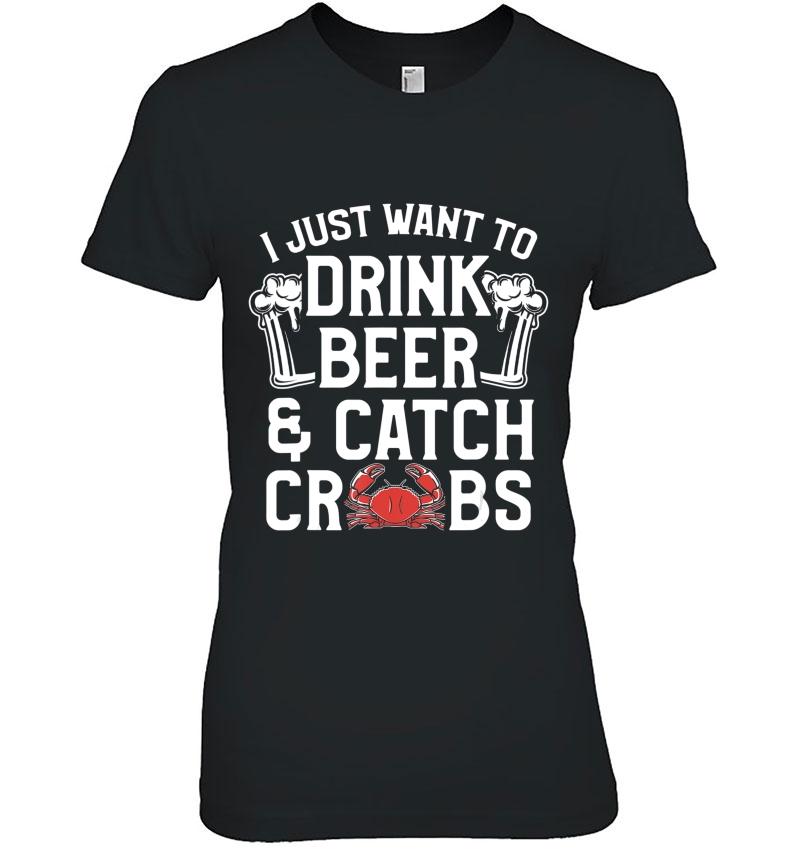 Crabbing Drink Beer Crab Hunter Hunting Season Hoodie