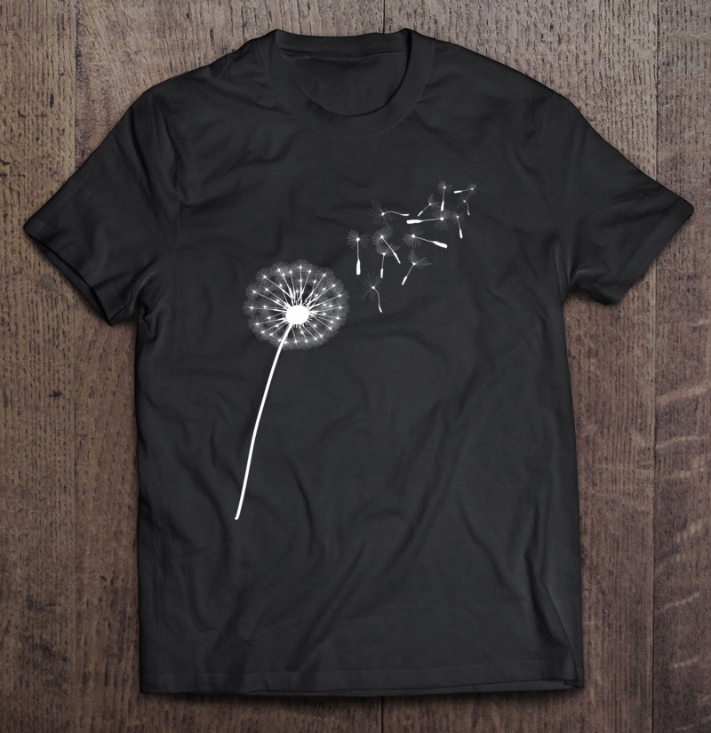 Dandelion Flower Outdoor Plants Blowing In The Wind Pullover Shirt