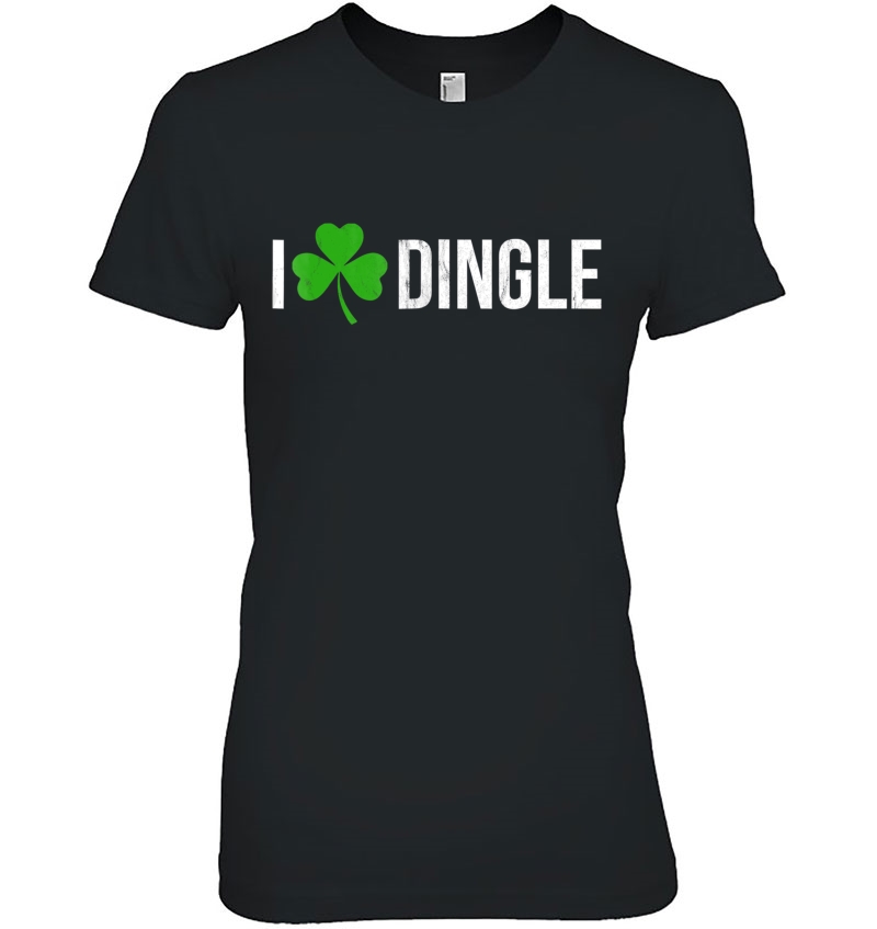 Dingle Ireland Irish Shamrock Heart Hoodie