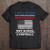 Distressed I Stand For Our Country I Don't Kneel Tee Tee