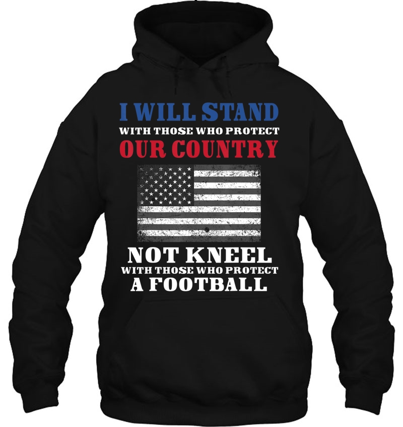 Distressed I Stand For Our Country I Don't Kneel Tee Mugs