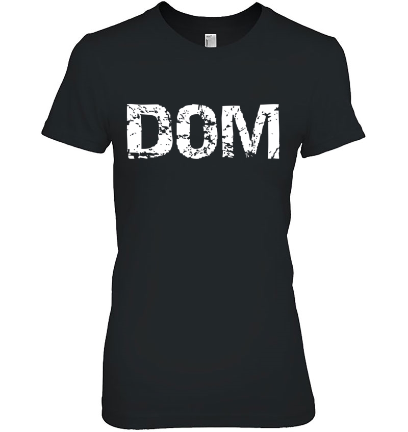 Dom Shirt, Funny Kinky Gift Distressed Bdsm Ddlg Hoodie