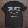 Duluth Minnesota Mn Vintage Nautical Sports Design Tee Tee