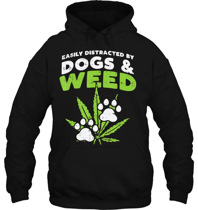 Easily Distracted Dogs Weed Funny 420 Pot Stoner Pet Gift Mugs