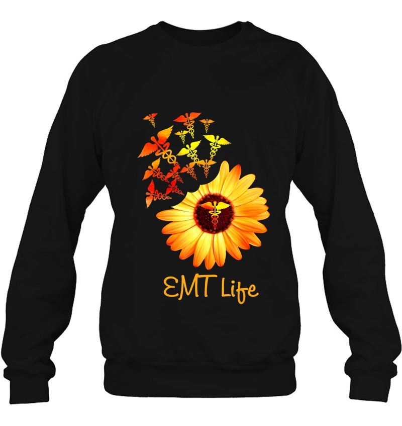 Emt Life Sunflower Tshirt Cute Nurse Gifts Mugs