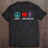 Hula Hoop Dancing Peace Love Hooper Hooping Dancer Tee