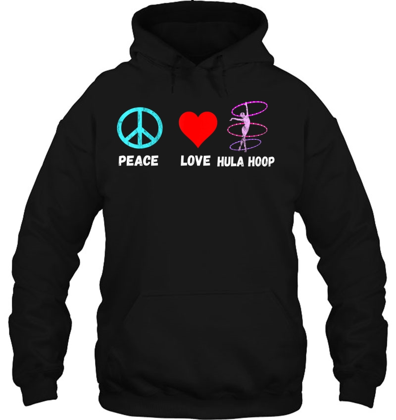 Hula Hoop Dancing Peace Love Hooper Hooping Dancer Mugs