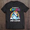 I'm Ready To Crush 2Nd Grade Narwhal Unicorn Back To School Tee