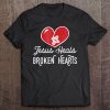 Inspirational Christian Jesus Heals Broken Hearts Tee