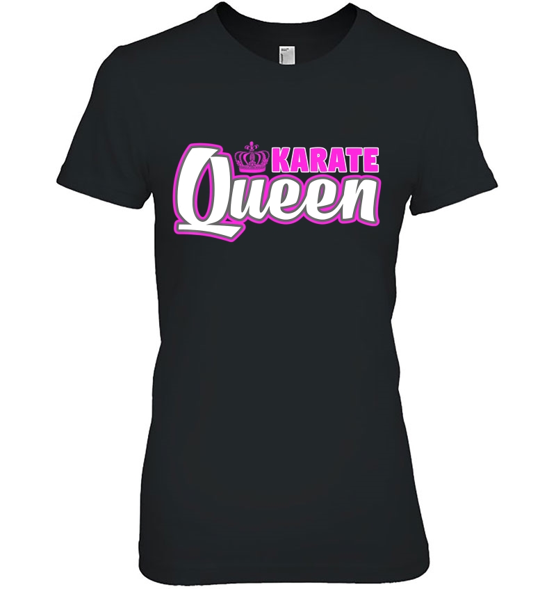 Karate Queen Cute Martial Arts Training Tee Hoodie