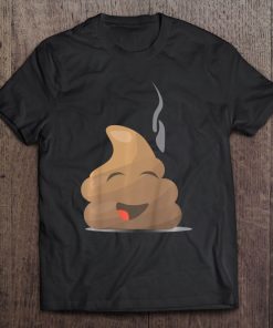 Kids Poop Emoji Shirt. Funny Poo Tee