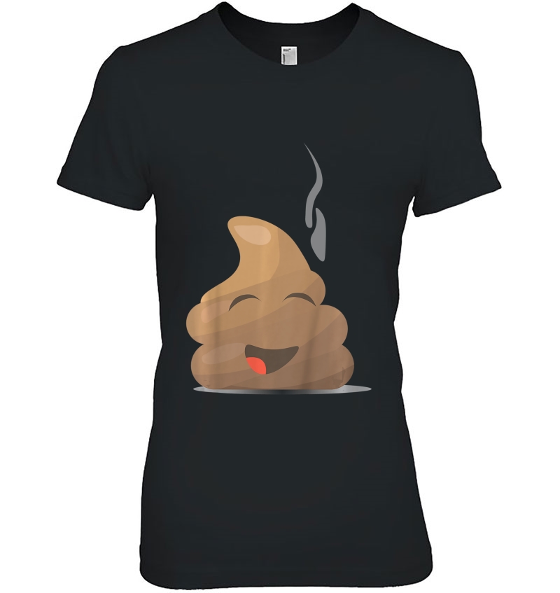 Kids Poop Emoji Shirt. Funny Poo Hoodie