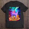 Laser Eyes Outer Space Cat Funny Llama Unicorn Tee