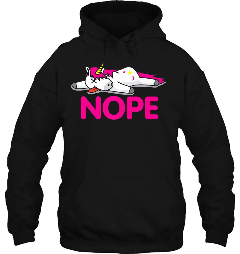 Lazy Nope Unicorn Shirt Funny Pegasus Fans Mugs