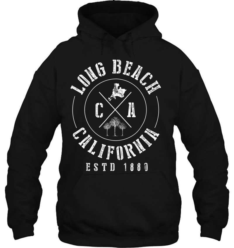 Long Beach California Ca Surf Hoodie