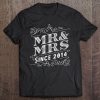 Mr & Mrs Since 2014 - 6Th Wedding Anniversary Matching Gift Tee