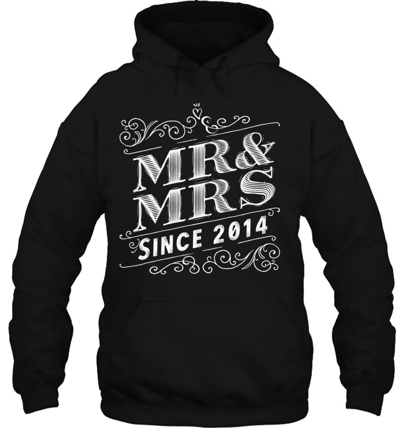 Mr & Mrs Since 2014 - 6Th Wedding Anniversary Matching Gift Mugs