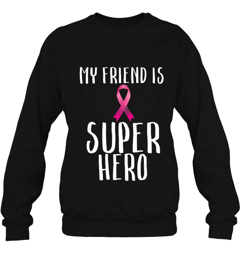 My Friend Is A Super Hero Pink Ribbon Breast Cancer Mugs