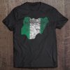 Nigeria Flag And Map Nigerian Pride Tee