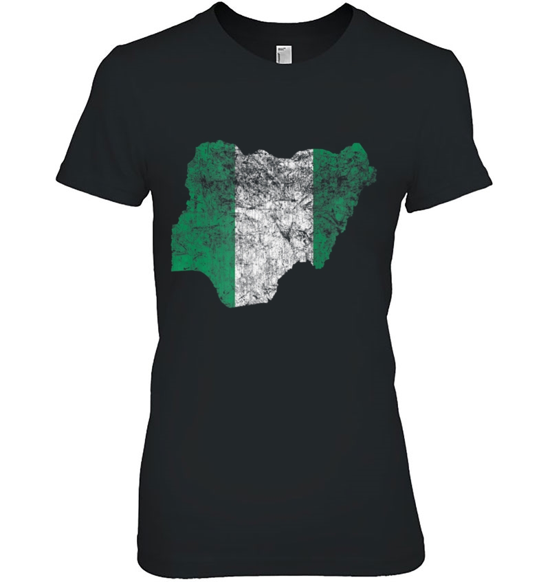 Nigeria Flag And Map Nigerian Pride Hoodie