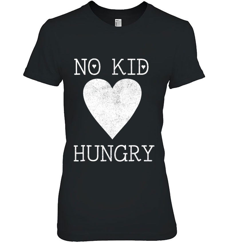 No Kid Hungry Orange Ladies Tee